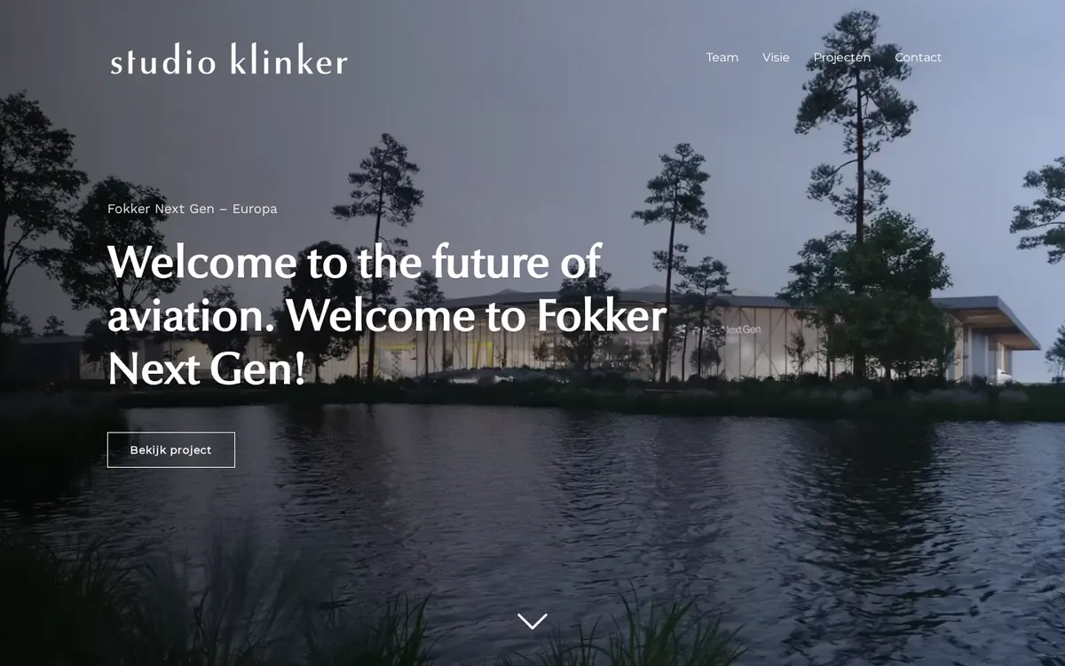 Website van Studio Klinker